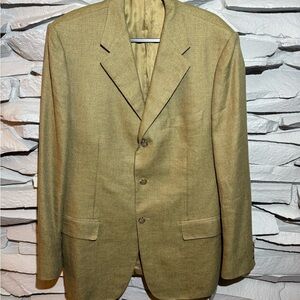 Corneliani Men’s Suit Jacket ExtraFine Virgin Wool & Silk  56/8/L Made In Italy